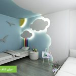 مدل سقف کاذب و نورپردازی اتاق کودک
